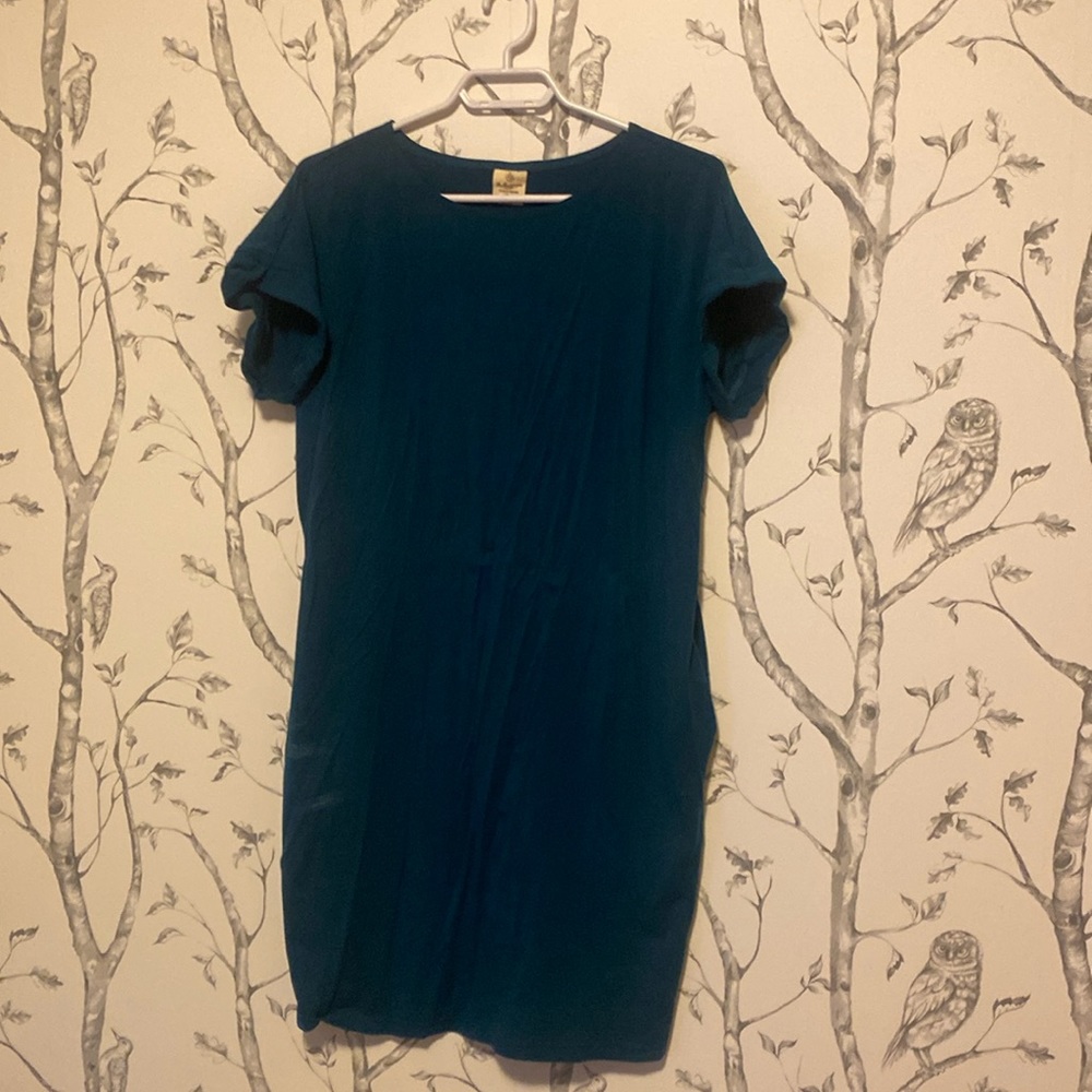 Buttercream cuff tee dress
